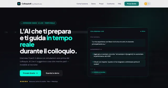 Anteprima di ColloquioAI