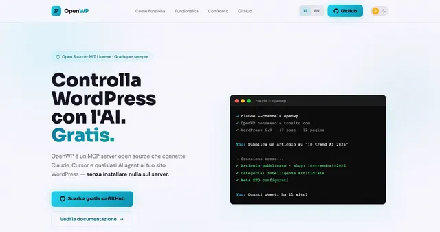 Anteprima di OpenWP