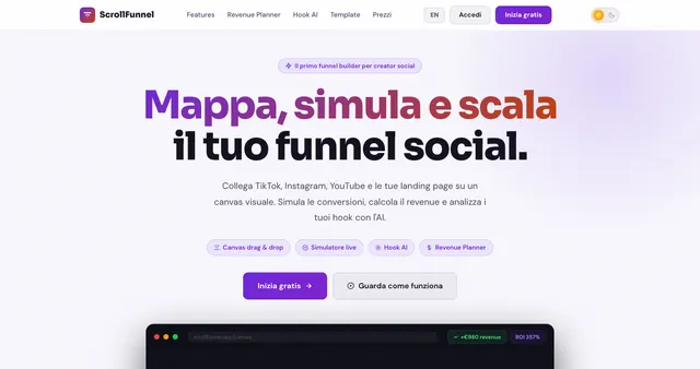 Anteprima di ScrollFunnel